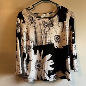 Floral Cityline Blouse
